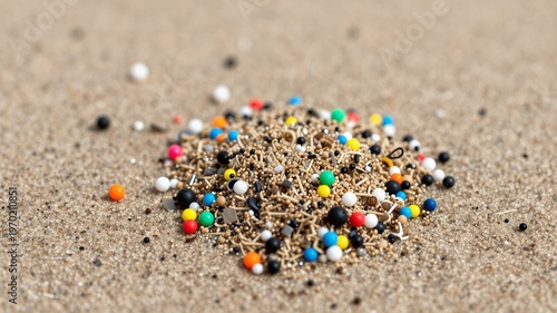 Plastic Microbeads Sand