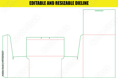 Unique Product Sleeve Style Dieline for Creative Packaging and Visibility Solutions