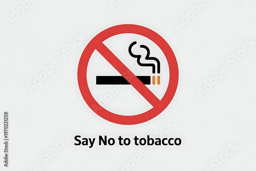 Free Download No smoking sign, anti smoking symbol, say no to tobacco, cigarette prohibition - GFXLoad