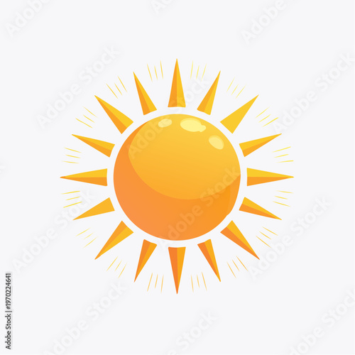 Sonne Icon Minimalistisch