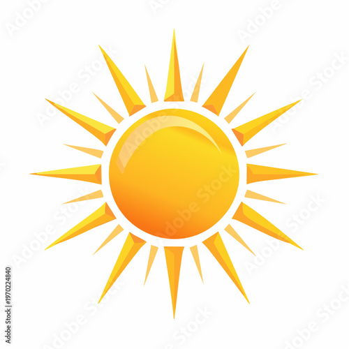 Sonne Icon Minimalistisch