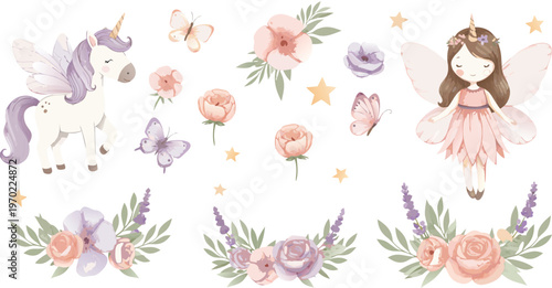 Seamless floral pattern featuring vintage pink rose blossoms and green leaf illustrations for a beautiful summer nature wallpaper design