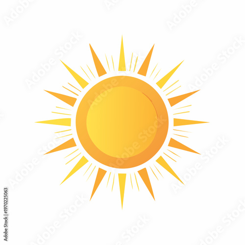 Sonne Icon Minimalistisch