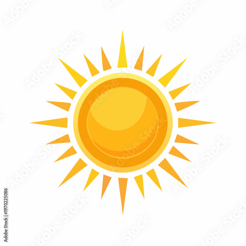 Sonne Icon Minimalistisch