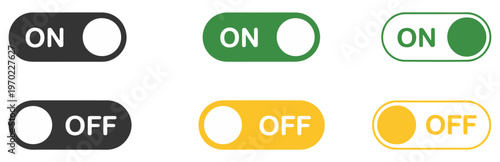toggle switch icon on off button