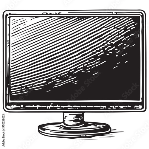 Computer Monitor Screen for Video Editing, Film Production and Digital Media Workspace