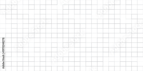 Planer page with dotted grid. Seamless checkered paper texture. Retro bullet journal notebook background. Simple square graph pattern. School math sheet wallpaper. Vector repeating workbook paper