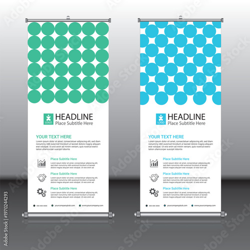 Modern Roll-Up Banner Design Template