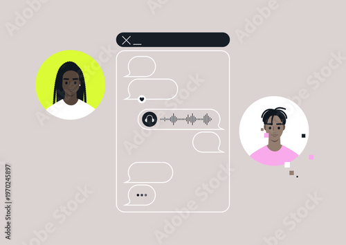 In a warm virtual chat, two people laugh and connect—yet something feels off, One doesn’t realize the other isn’t human, and the warmth hides a quiet, unsettling truth.
