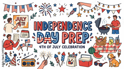 Independence Day Prep 4th of July Celebration Fun