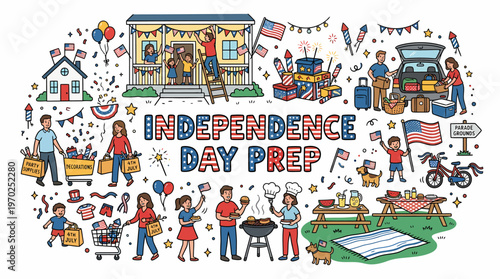 Independence Day Celebration Prep - Family Fun & BBQ