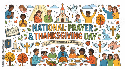 National Prayer & Thanksgiving Day Greeting Card