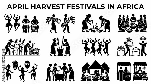 African Harvest Festivals: Cultural Celebration Icons