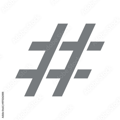 The telephone hash sign. The number sign or the end of input sign on a telephone.  The symbol for quick access, switching, or hashtag. A command to confirm a selection, switching an office tel. Vector