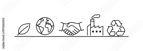 Sustainable business practices and corporate responsibility initiatives for reducing environmental impact and promoting ethical operations, leaf