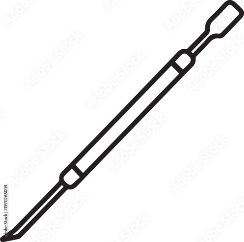 Premium Dental Wax Carving Tool Icon with Sharp Tip for Orthodontic Lab Work, Prosthodontics, Dental Prosthetics, Dental Artistry, Custom Dental Appliances, Dental Lab Design, Dental