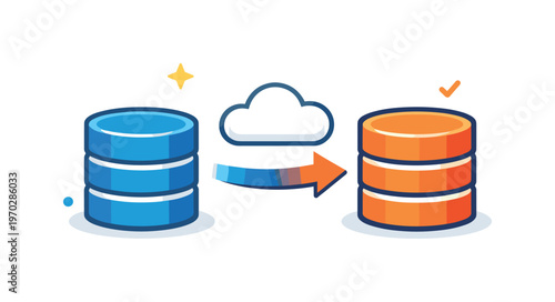 Data portability and seamless migration between services focused on transferring information without loss or friction across platforms, two databases