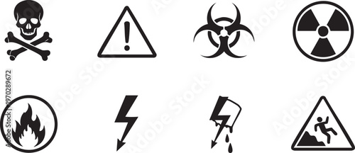 Black and white stopwatches and timers silhouette collection