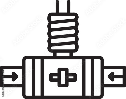 solenoid valve with electromagnetic coil