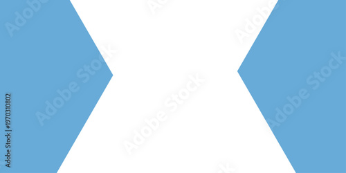 Abstract blue background with sky and white stripes featuring a 3d folded paper curl corner design on a blank vector business card template illustration sheet