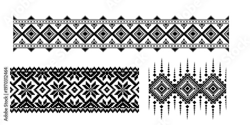 ikat design pattern, seamless,indian traditional design,feathered pattern,Hand drawn,fabric design,soft and blurry,weft ikat,floral,classic indian design,folk design element. 