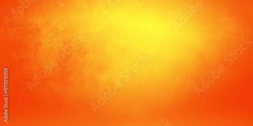 Abstract orange fire background with burning red flames and yellow light bubbles features a grunge watercolor texture on a vintage paper backdrop pattern