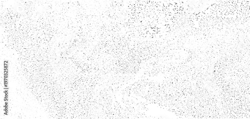 Abstract vector noise. Small particles of debris and dust. Distressed uneven background. Grunge texture overlay with fine grains isolated on white background. Vector illustration. EPS10.