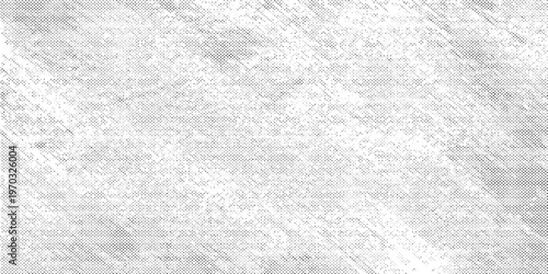 Abstract vector noise. Small particles of debris and dust. Distressed uneven background. Grunge texture overlay with fine grains isolated on white background. Vector illustration. EPS10.