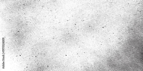 Abstract vector noise. Small particles of debris and dust. Distressed uneven background. Grunge texture overlay with fine grains isolated on white background. Vector illustration. EPS10.