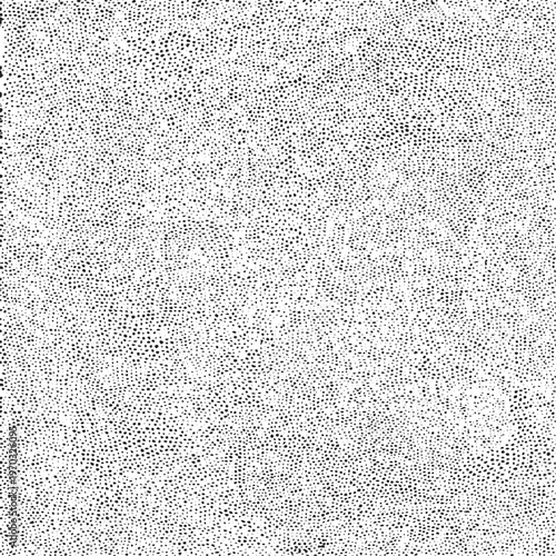 Abstract vector noise. Small particles of debris and dust. Distressed uneven background. Grunge texture overlay with fine grains isolated on white background. Vector illustration. EPS10.