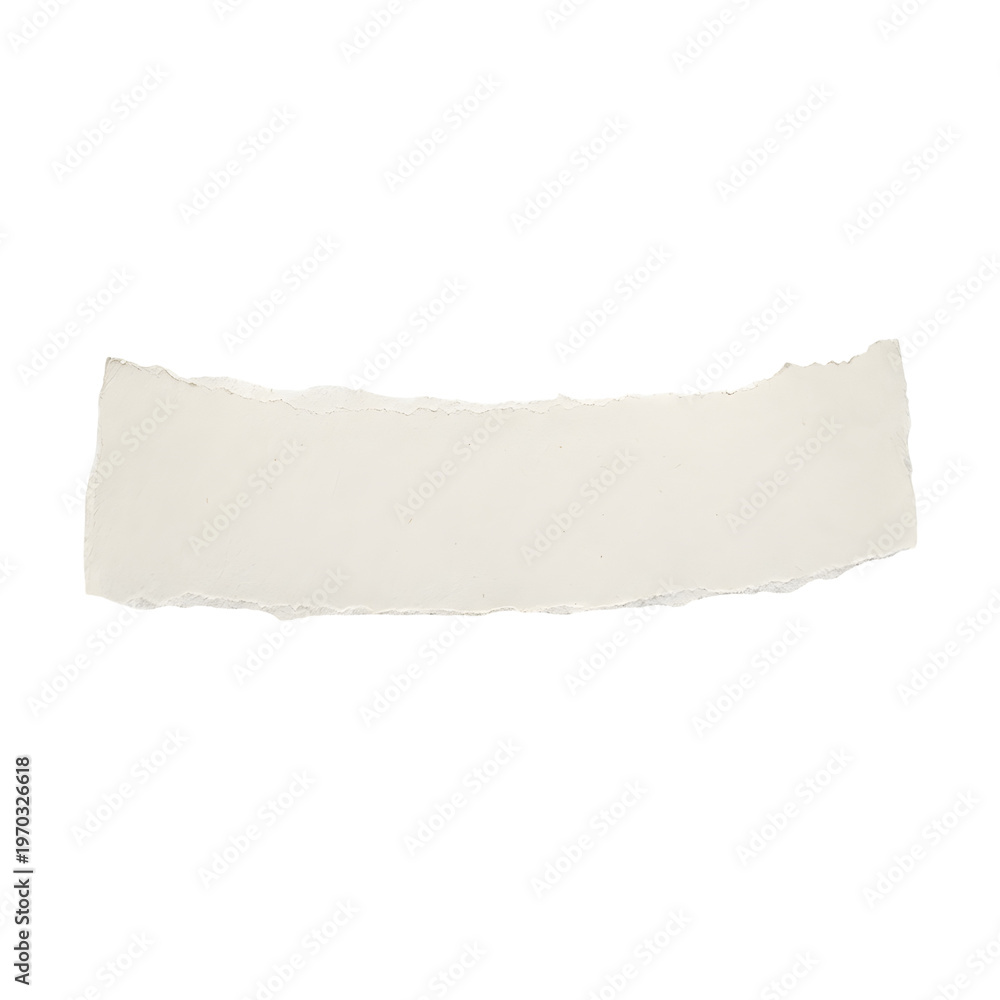 Obraz premium A beige colored torn paper strip.