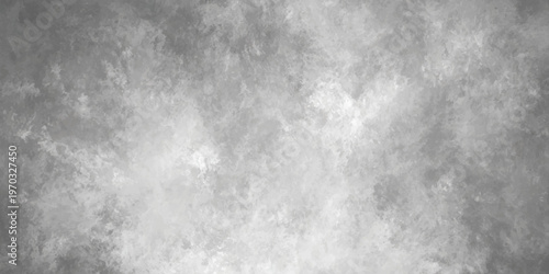 A dark grunge metal texture blends with black and white smoke and misty clouds under a stormy night sky to create a weathered gray pattern backdrop