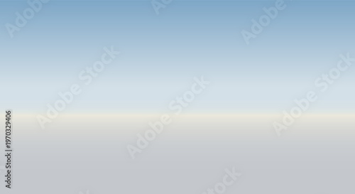 Subtle gradient of soft blue sky meeting a hazy horizon line