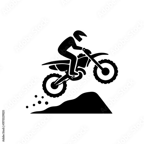 Adrenaline Motocross Jump Stunt Icon
