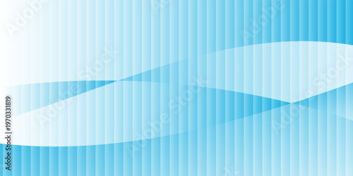 Soft cyan abstract backdrop with wavy layers and translucent vertical lines, simple and elegant