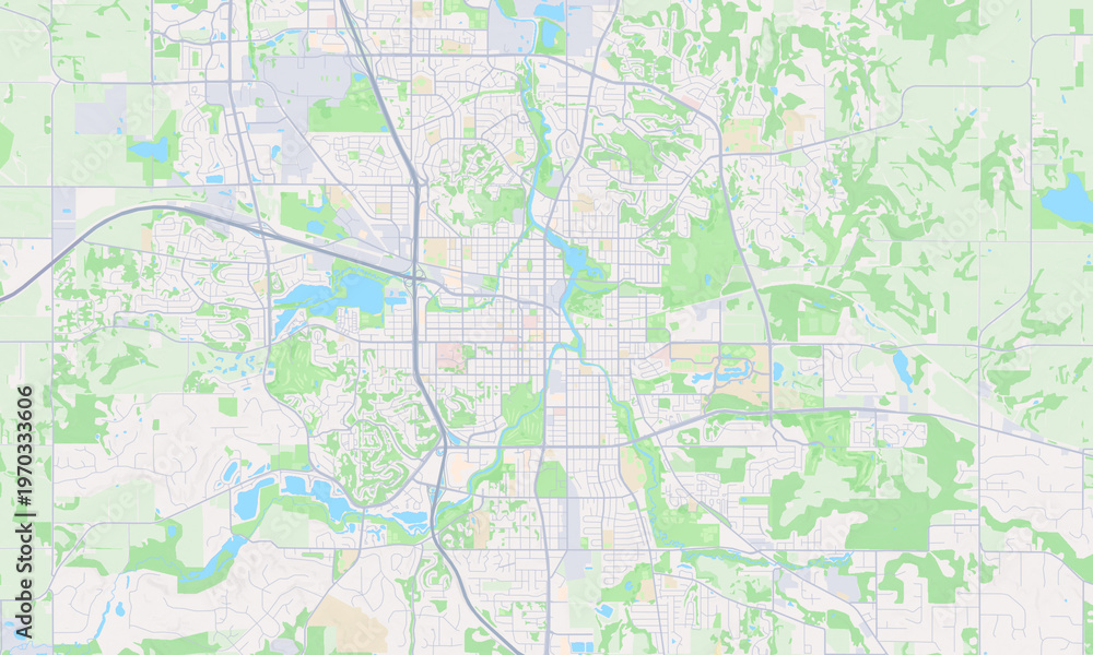 Fototapeta premium Rochester Minnesota map