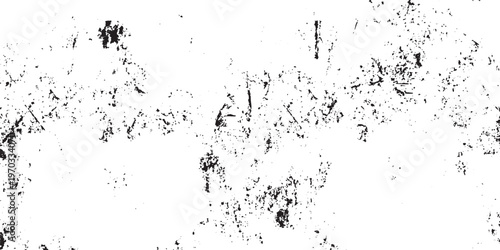 Abstract black grunge texture on white background, subtle distressed abstract pattern. Abstract texture dust particle and dust grain on white background. dirt overlay or screen effect use for grunge.