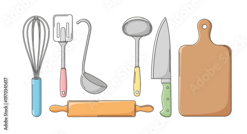 Kitchen Utensils and Cooking Tools.