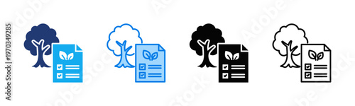 Conservation Projects icon sheet multiple style collection