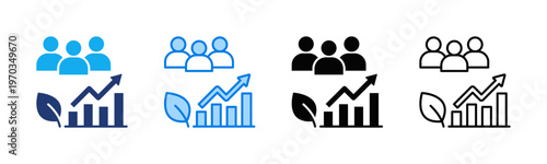 Community Impact icon sheet multiple style collection