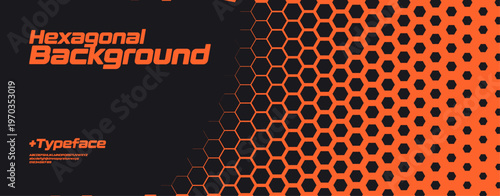 Hexagonal honeycomb green neon gradient, tech halftone background with bold rounded dynamic font for sport, race, technology. Perfect for banner, website, poster, branding, ads. Vector illustration