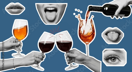 A Celebration of Wine Clinking Glasses, Pouring Reds, and Tasting Notes from a Sensory Experience