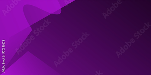 Purple geometric shape modern abstract background for template design, banner, poster, wallpaper. vector illustration	