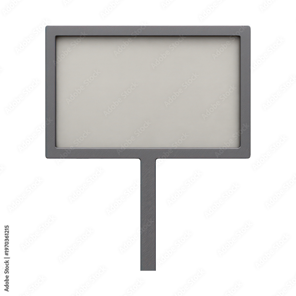 Fototapeta premium PNG Minimalist blank rectangular sign