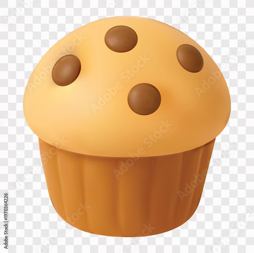 Bakery and Pastry Vector Icon Set | 3D icon set | Muffin
