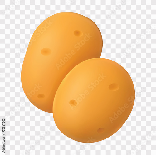 Vegetable Vector Icon | 3D icon set| Potato
