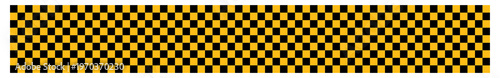 BLACK AND YELLOW CHECKERED WARNING PATTERN BACKGROUND