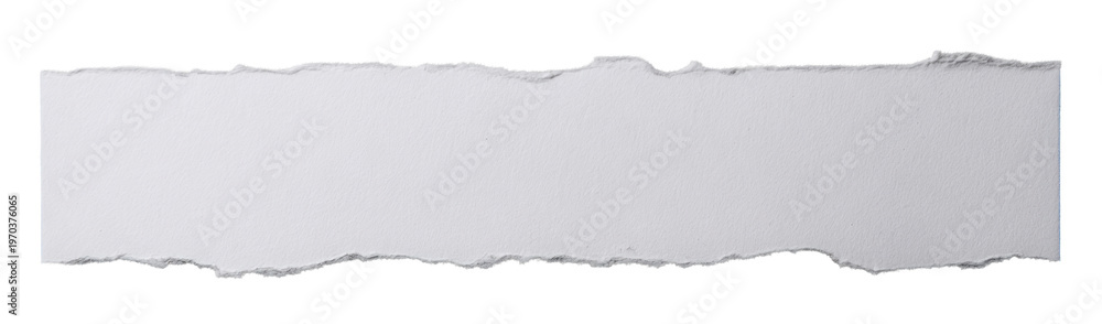 Obraz premium Horizontal Torn Paper Strip PNG Transparent Background Ripped Texture Isolated Design Overlay