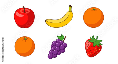 Fresh fruit assortment on display.