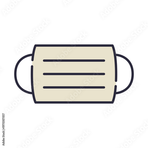 マスクのアイコン（花粉症・感染対策）